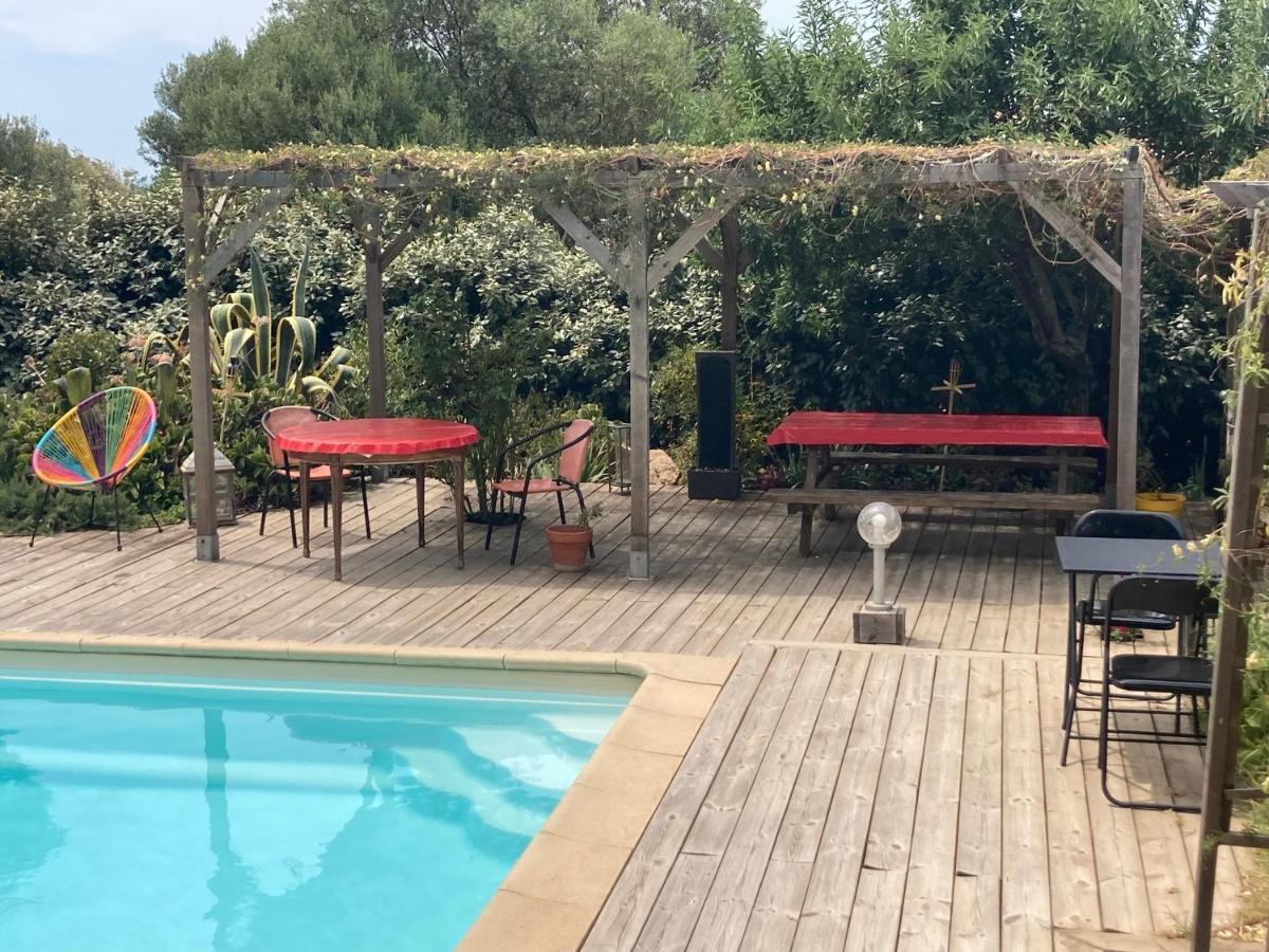 B&B Macchia Verdata Avec Piscine Monacia d'Aullene Bagian luar foto