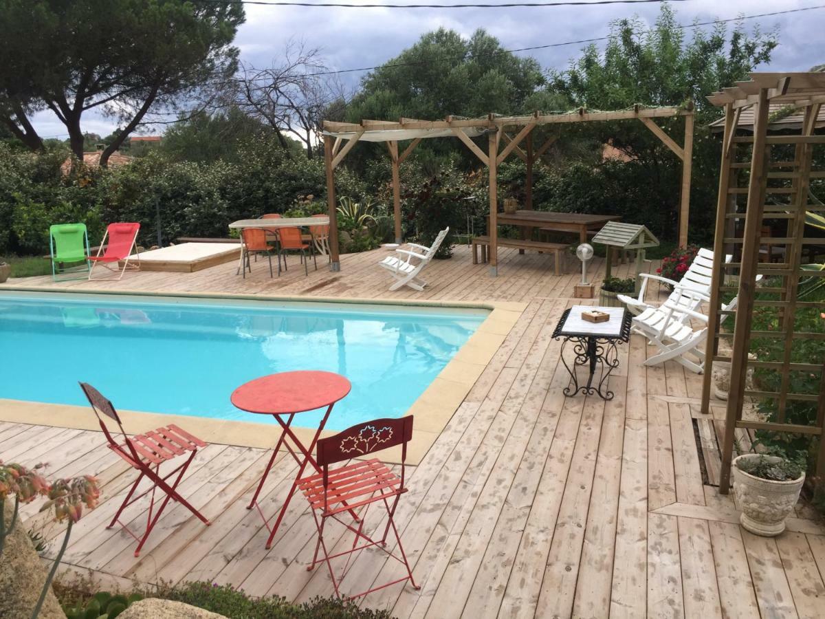 B&B Macchia Verdata Avec Piscine Monacia d'Aullene Bagian luar foto