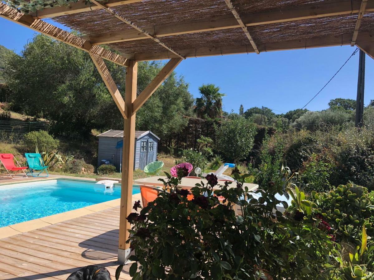 B&B Macchia Verdata Avec Piscine Monacia d'Aullene Bagian luar foto